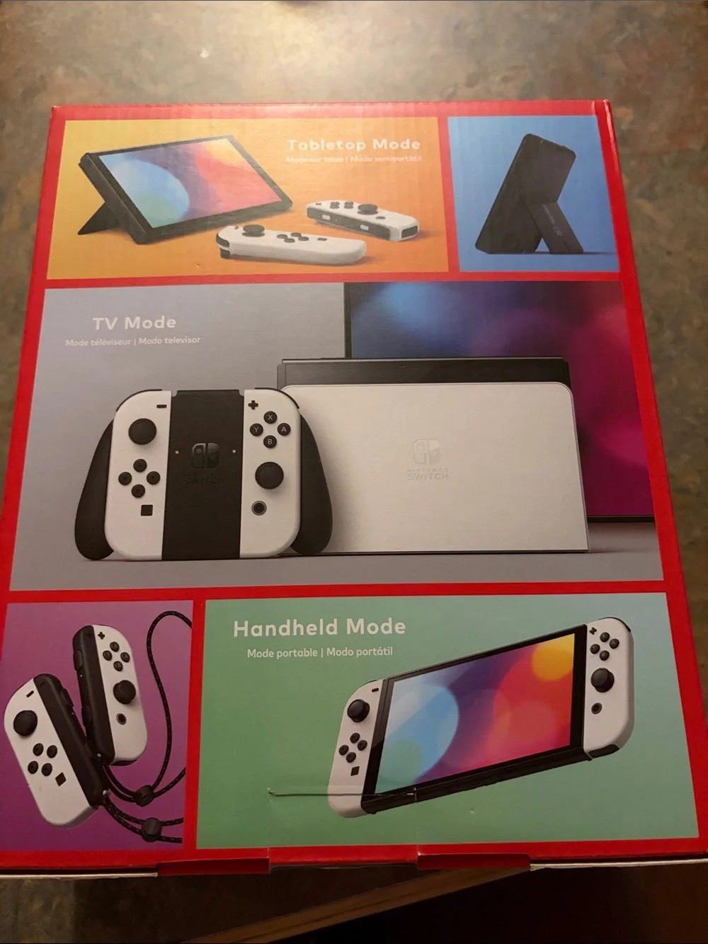 Nintendo Switch OLED - White and Black Accents